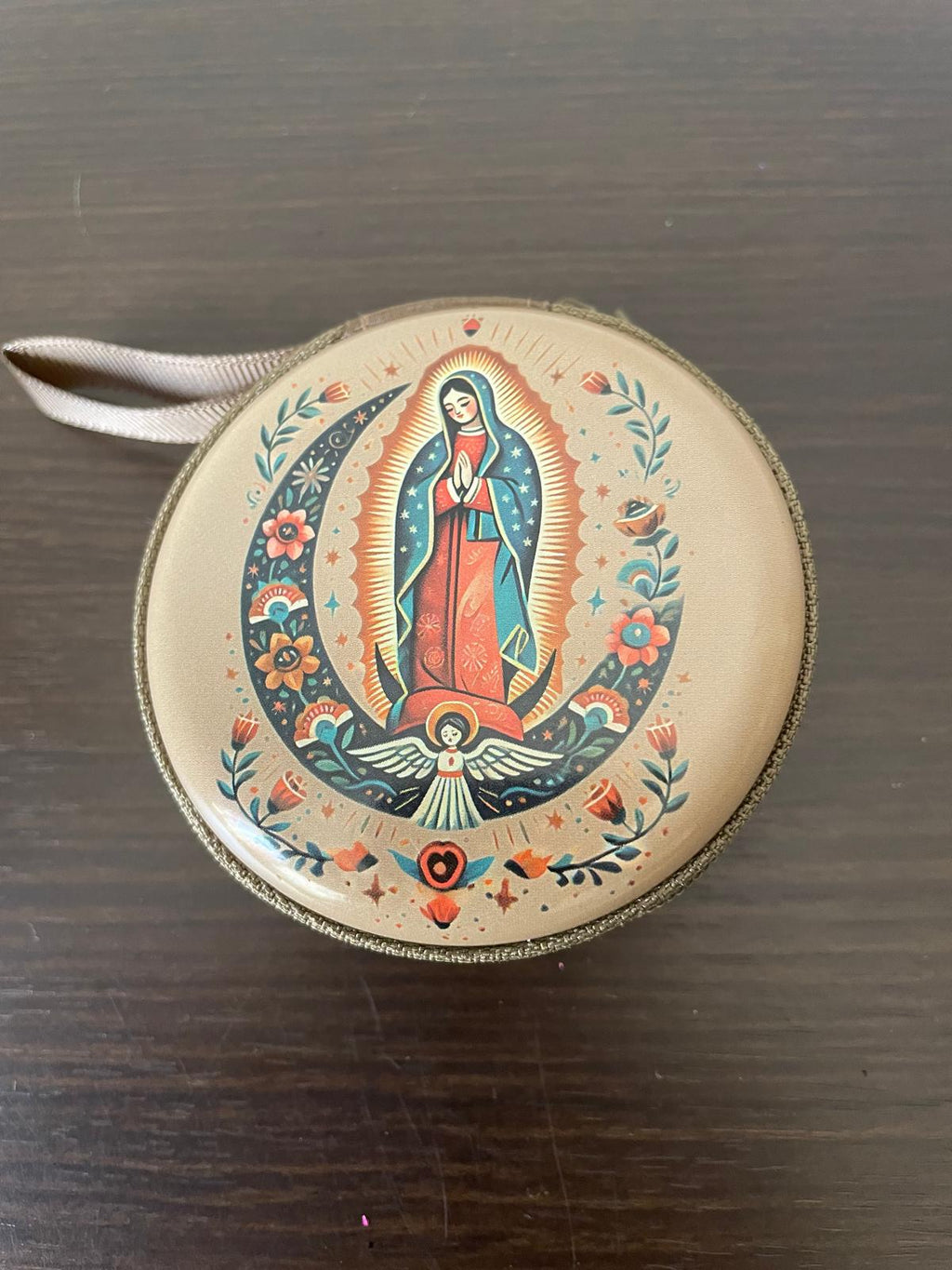 حقيبة مستديرة لسيدة غوادالوبي